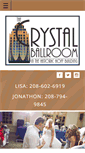 Mobile Screenshot of crystalballroomboise.com