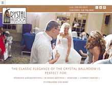 Tablet Screenshot of crystalballroomboise.com